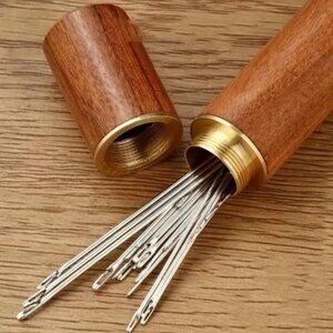 Self-Threading Needles Set with Wooden Storage Cases 00SS0244M13